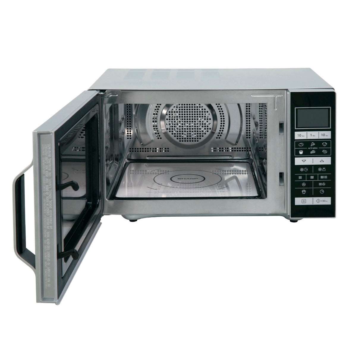 SHARP R-860S Mikrowelle 25L FledBed mit Grill + Heißluftfunktion