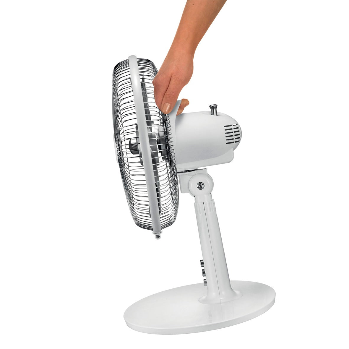 UNOLD 86810 Tischventilator Silverline weiß
