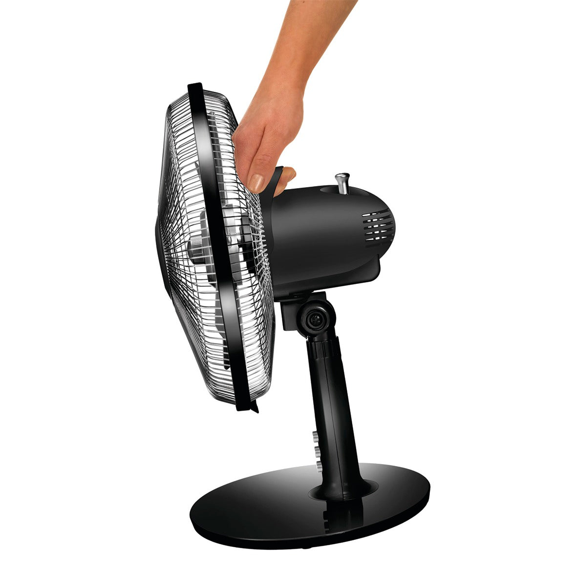 UNOLD 86817 Tischventilator Silverline schwarz