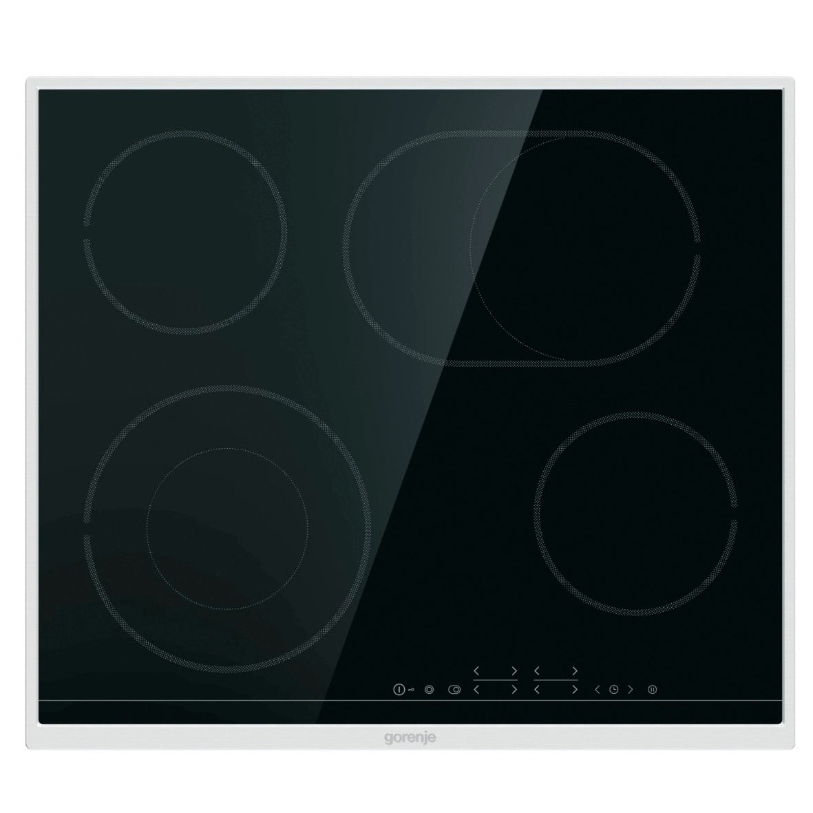 gorenje ECT643BX Autarkes Glaskeramikkochfeld 60cm mit Edelstahlrahmen