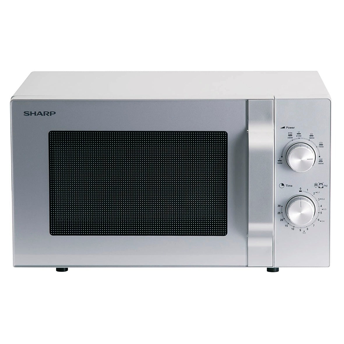 SHARP R204S Mikrowelle 20L silbern