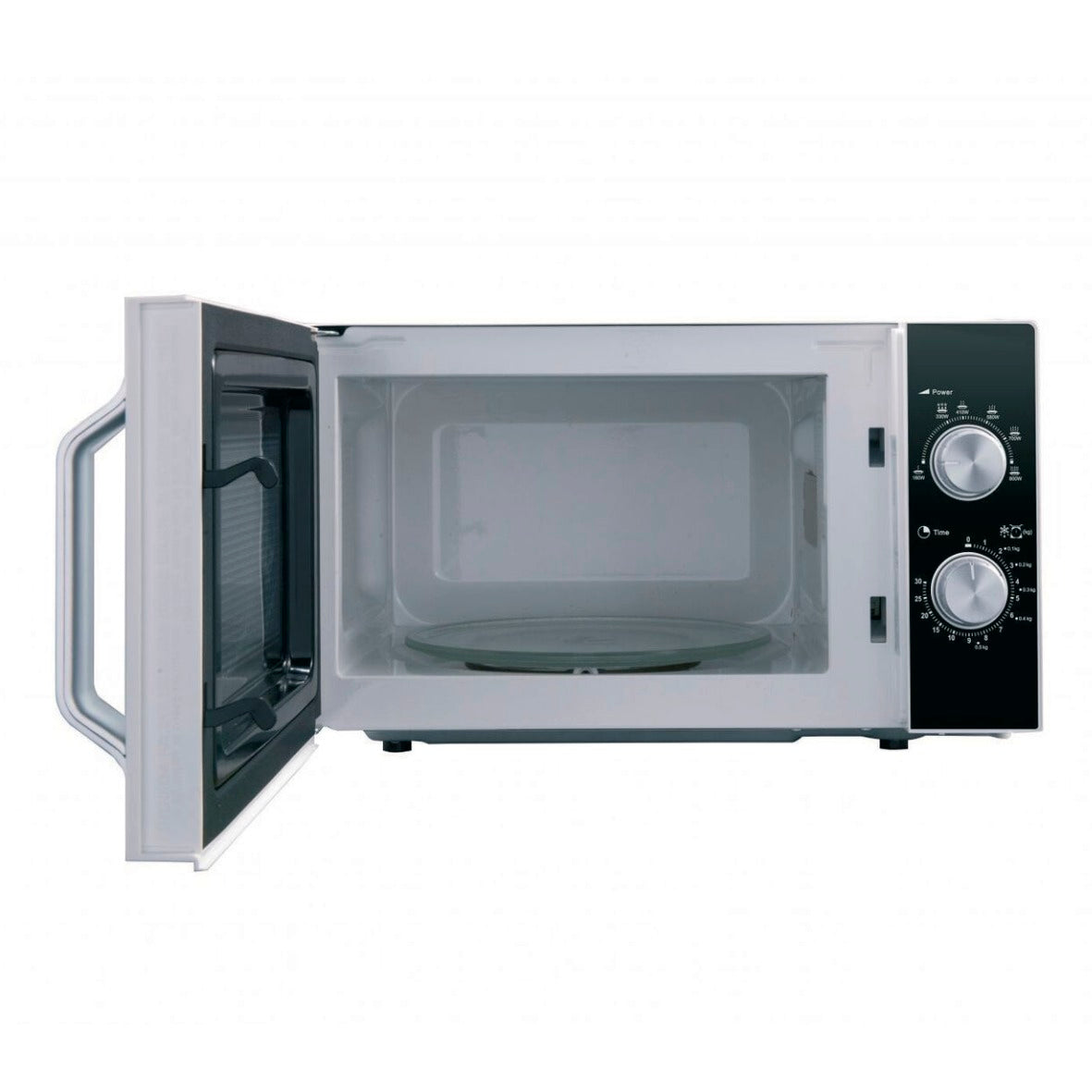SHARP R-204SA Mikrowelle 20L silbern