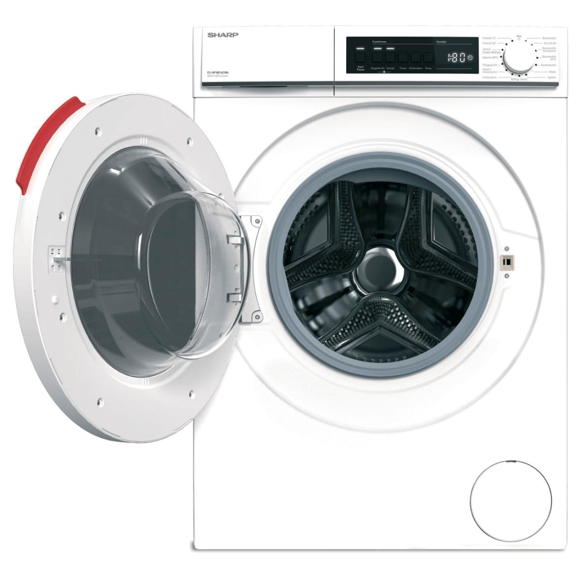 SHARP ES-NFW814CWA-DE Waschmaschine 8kg 1330UpM Frontlader
