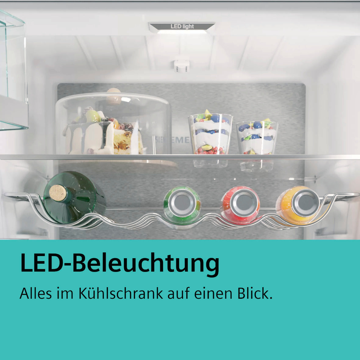 SIEMENS KI22LVFE0 Einbaukühlschrank 88x56cm mit Gefrierfach