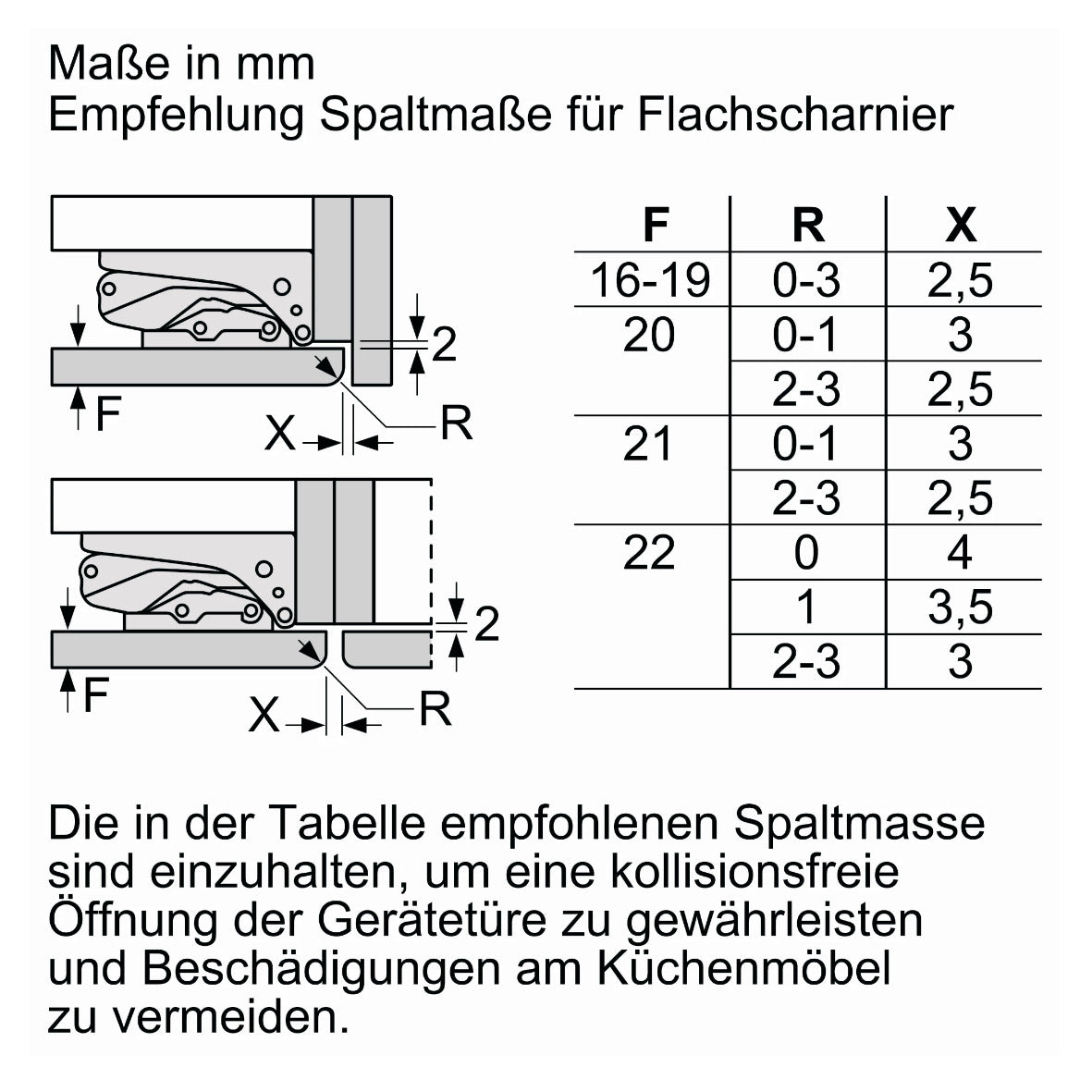 SIEMENS KI22LVFE0 Einbaukühlschrank 88x56cm mit Gefrierfach