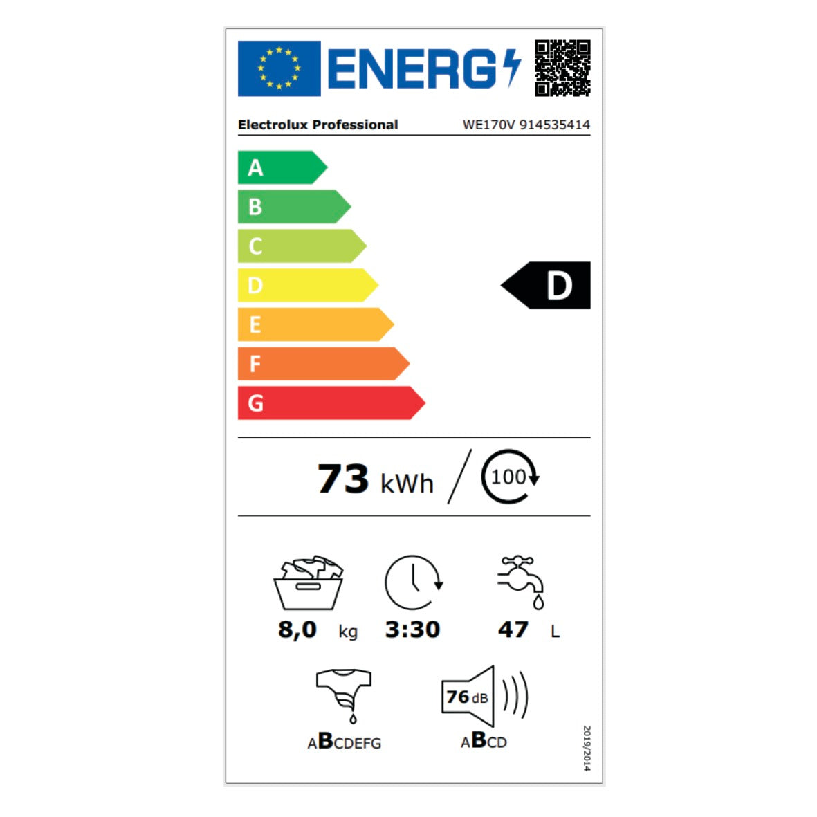 Electrolux myPRO WE170V Waschmaschine