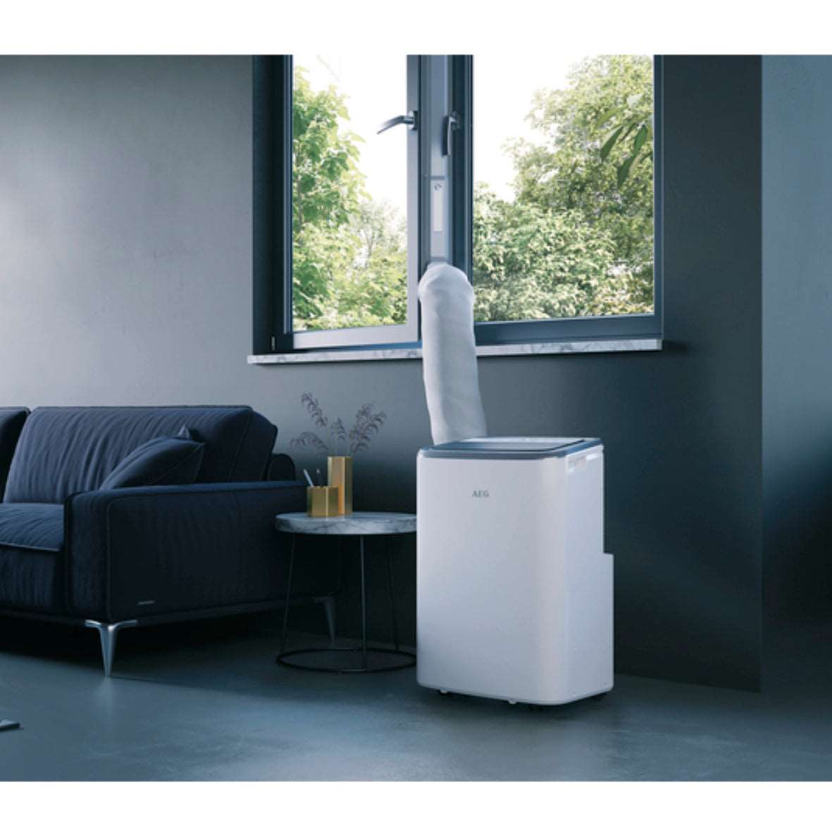 AEG AXP34U338CW Mobiles Klimagerät mit Fernbedienung