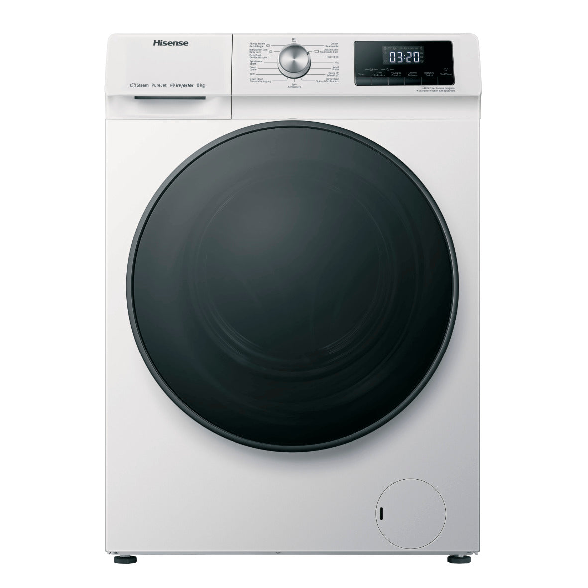 Hisense WFQA8014EVJM Waschmaschine 8kg 1400UpM
