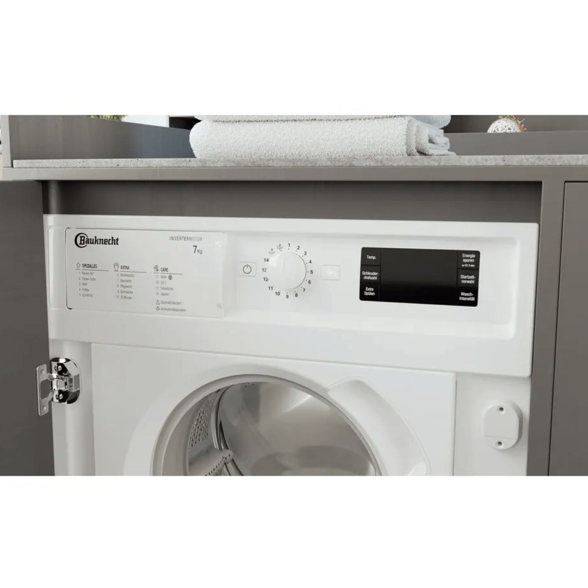 Bauknecht BIWMBG71483DEN Einbauwaschmaschine 7kg 1351UpM