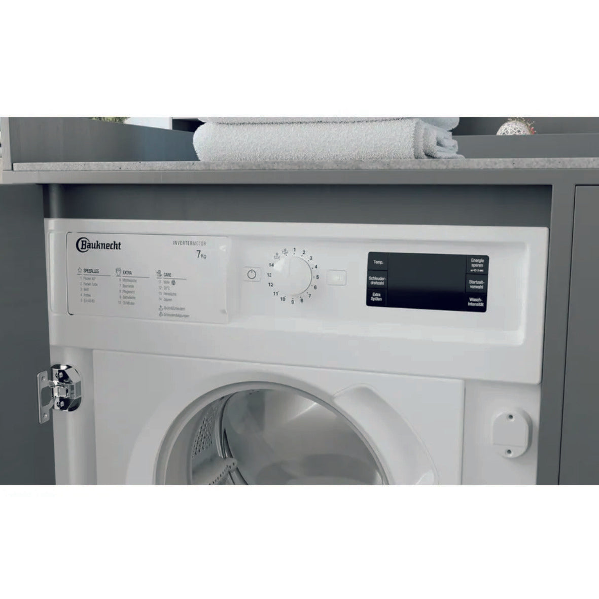 Bauknecht BIWMBG71483DEN Einbauwaschmaschine 7kg 1351UpM