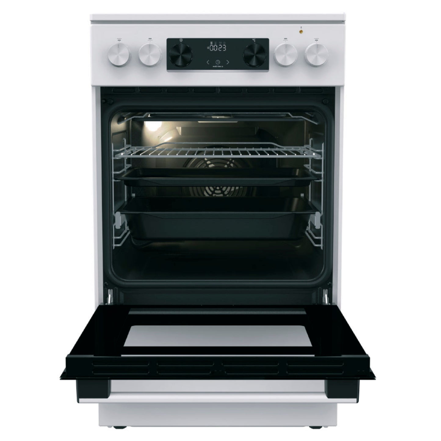 Gorenje GEC5C41WG Standherd mit Glaskeramikkochfeld
