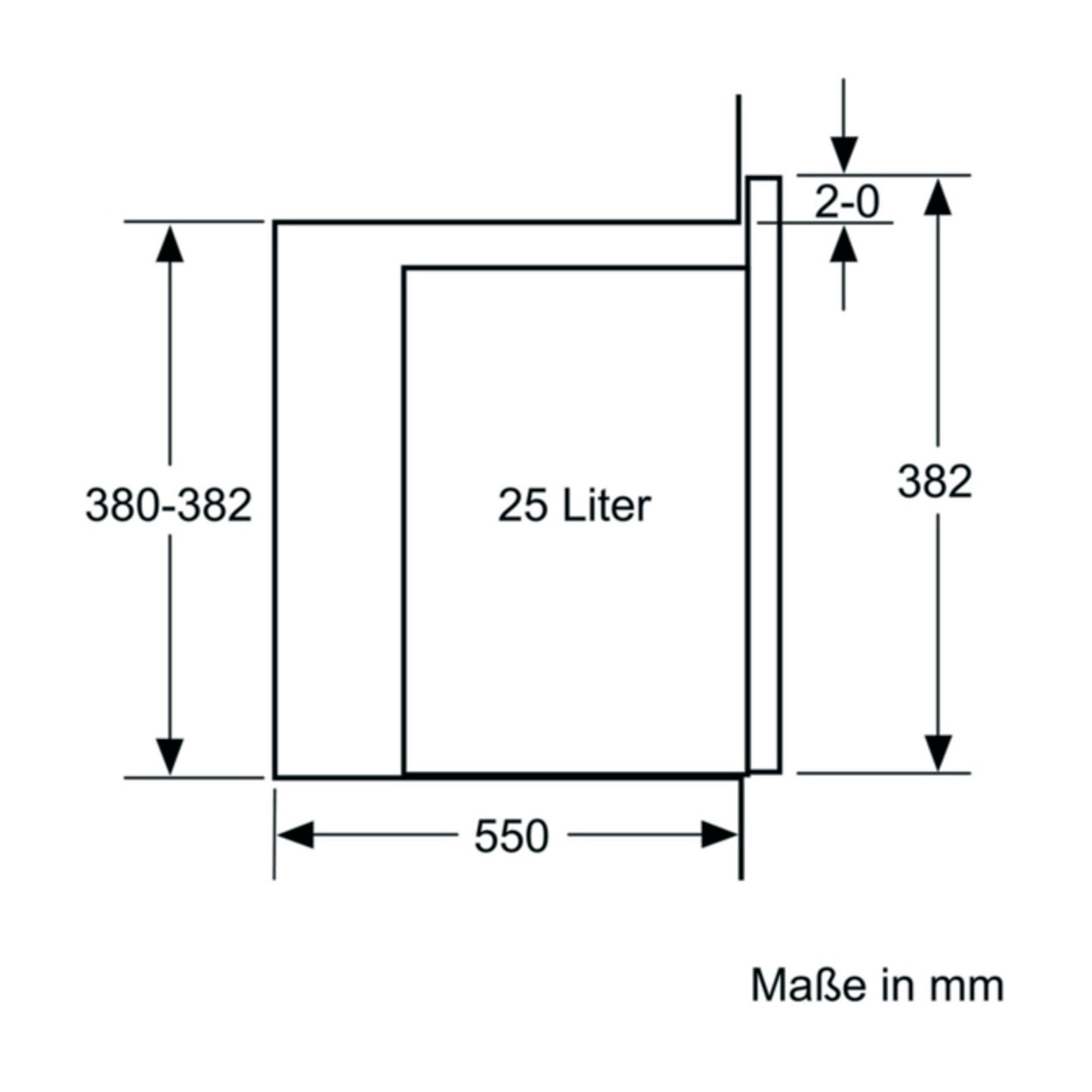Siemens BE555LMB1 Einbau-Mikrowelle