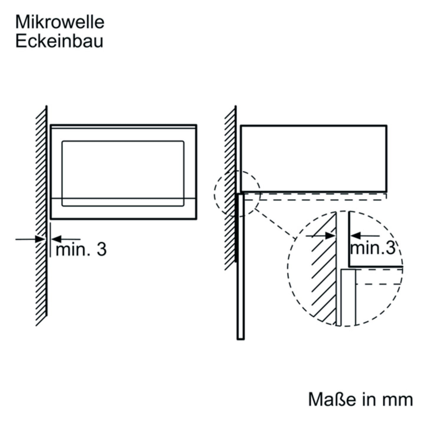 Siemens BE555LMB1 Einbau-Mikrowelle