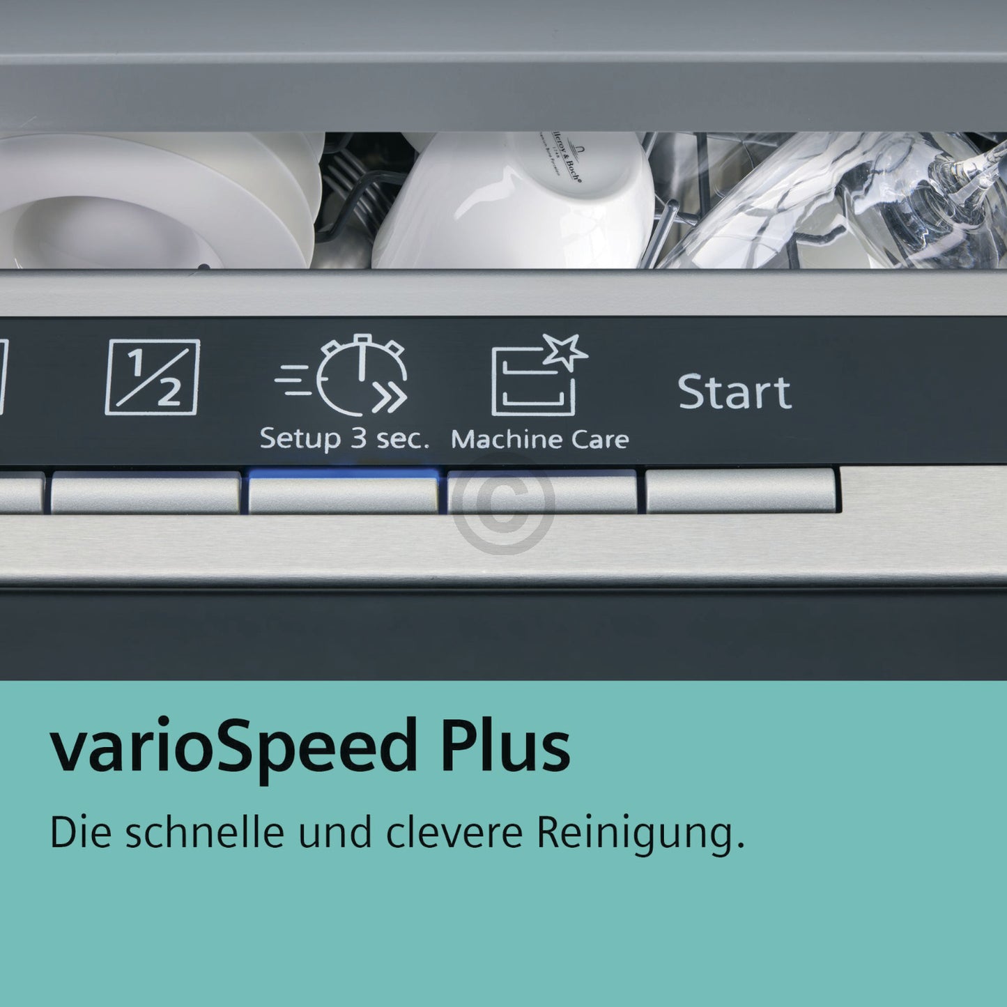 SIEMENS SN53HS10TE Einbaugeschirrspüler 60cm teilintegrierbar wififähig