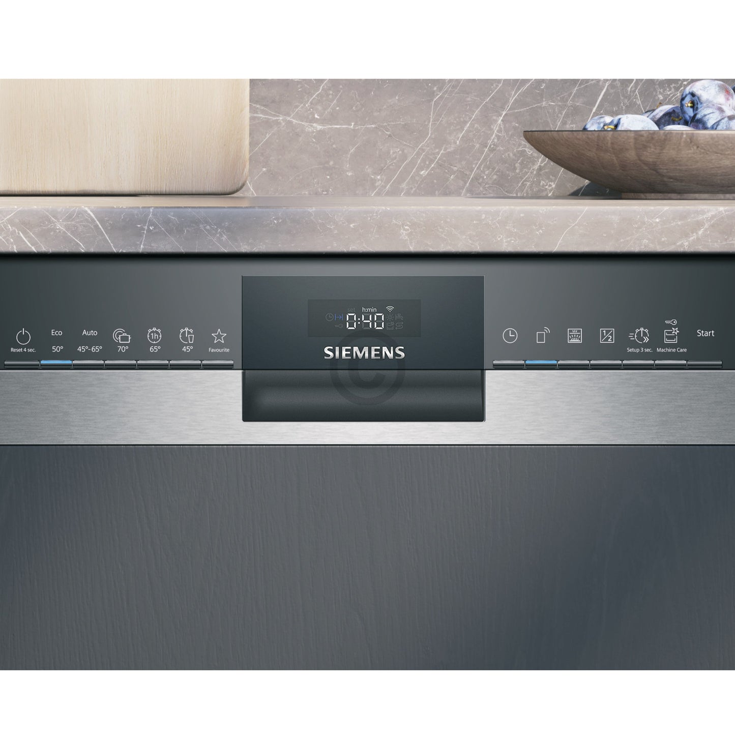 SIEMENS SN53HS10TE Einbaugeschirrspüler 60cm teilintegrierbar wififähig