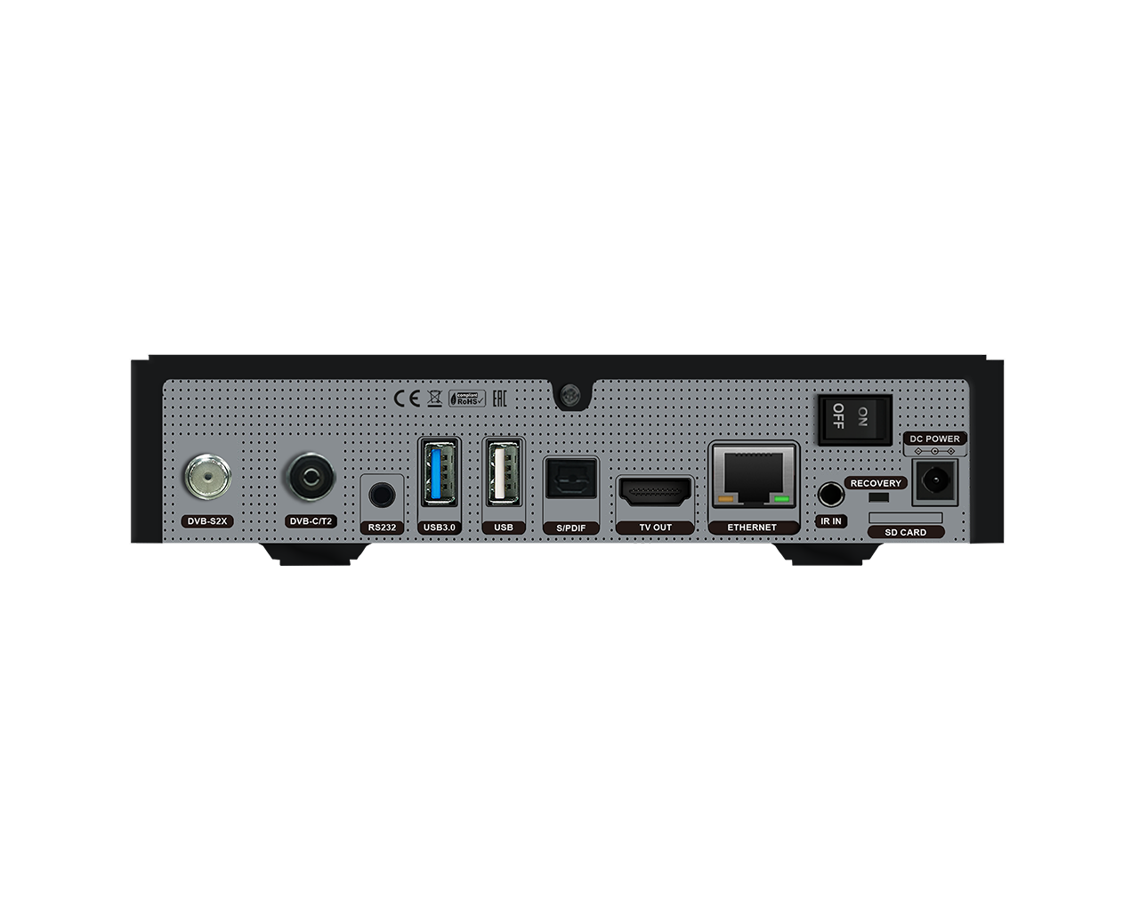 GigaBlue UHD Trio 4K PRO / 1x DVB-S2x & 1x DVB-C/T Tuner