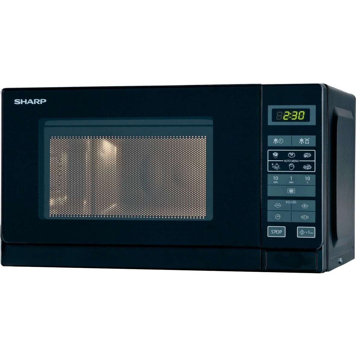 SHARP R-242BKW Mikrowelle 20L schwarz