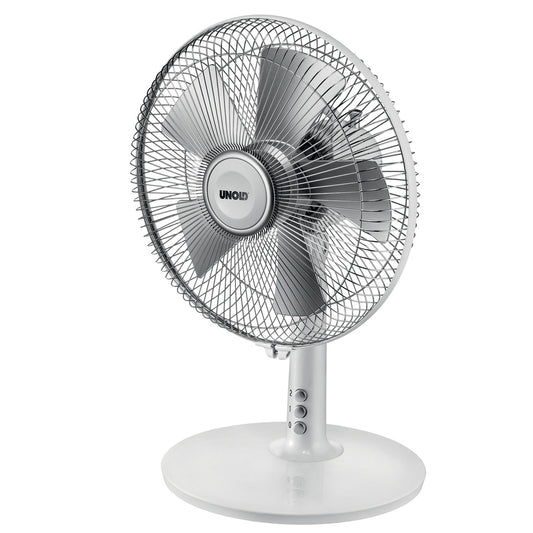 UNOLD 86810 Tischventilator Silverline weiß