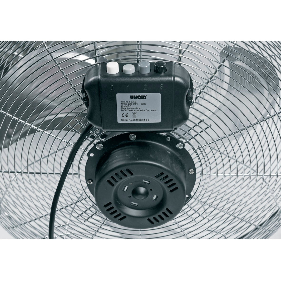 UNOLD 86756 Windmaschine Speed silber