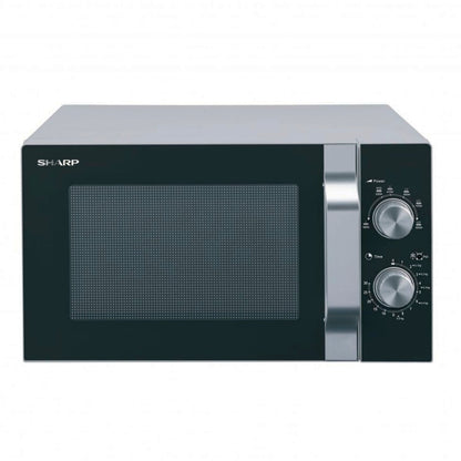SHARP R-204SA Mikrowelle 20L silbern