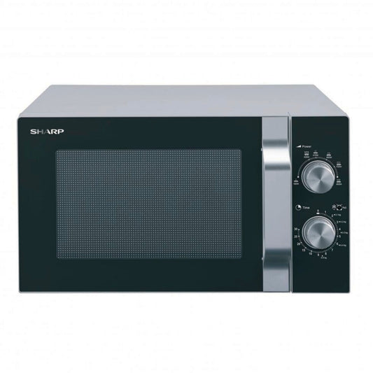 SHARP R-204SA Mikrowelle 20L silbern