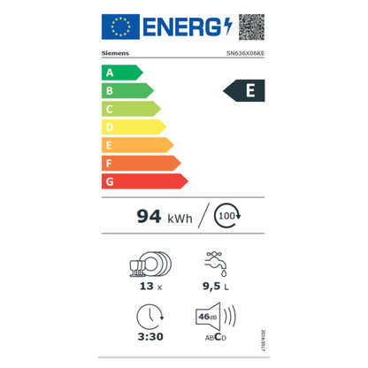Siemens SN636X06KE Geschirrspüler vollintegriert
